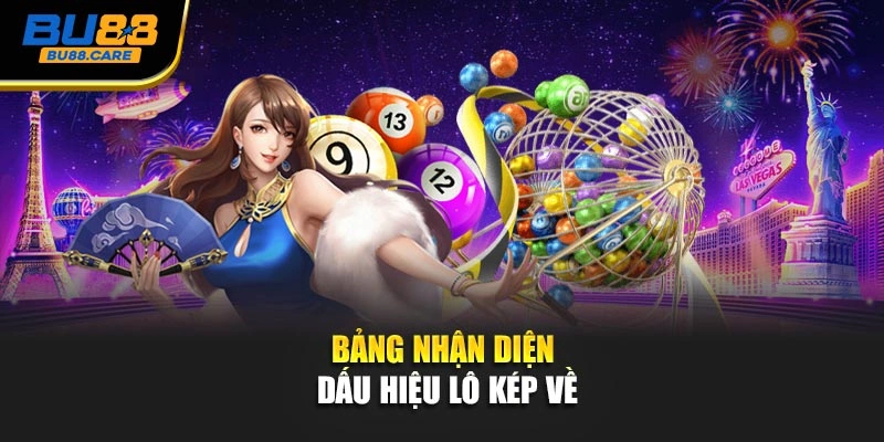 Bảng nhận diện dấu hiệu Lô kép về